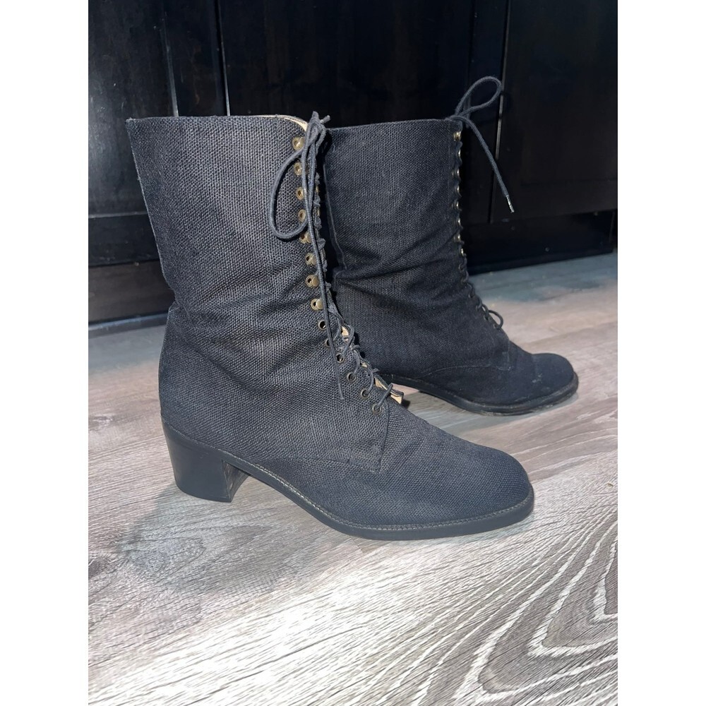 VTG 1800s meets 00s Lace-Up Heeled Boot